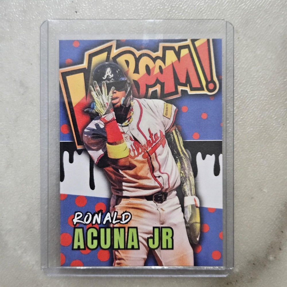 Ronald Acuna Jr.‎ CUSTOM Kaboom Card